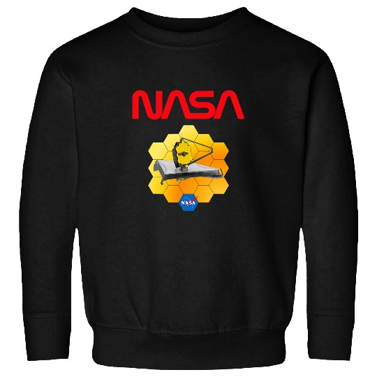 Lacrosse Gift NASA James Webb Worm Insignia Logo Sweatshirts