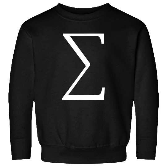 Sigma symbol sum of numbers in math physics and science 21 Sweatshirts