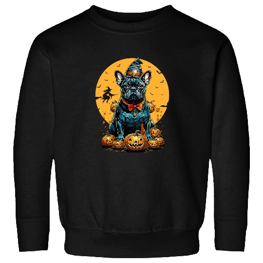 French Bulldog Halloween Costume Cute Frenchie Pumpkin 1 Sweatshirts