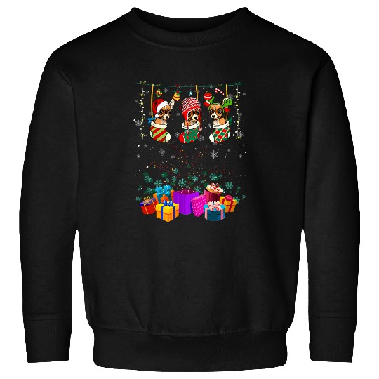 Chihuahua Christmas Lights Gift Funny xmass Socks Dog Lover Sweatshirts