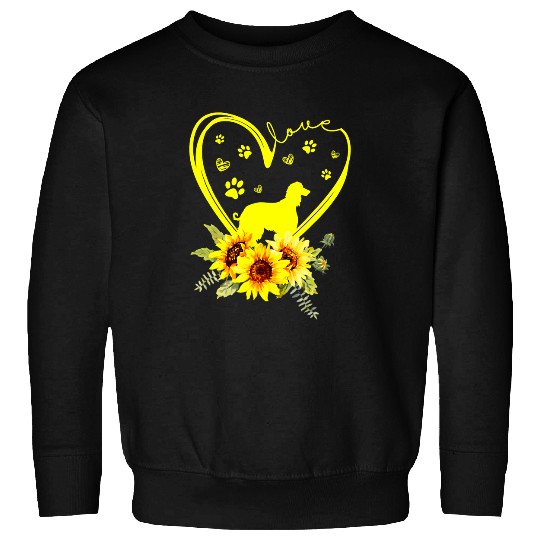 Love Afghan Hound Sunflower For Dog Lover Gifts Sweatshirts