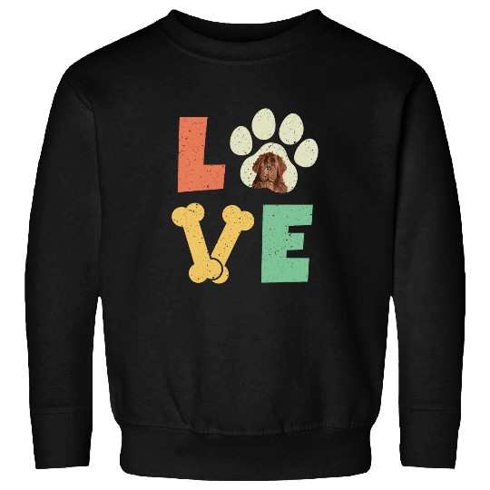Love Dog Newfoundland Dog Lover Dog Breed Sweatshirts