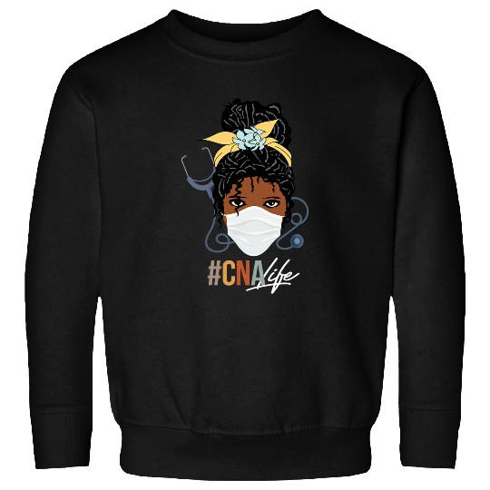 Dope Black Melanin Popping Queen nurses Assitant First Aider Sweatshirts