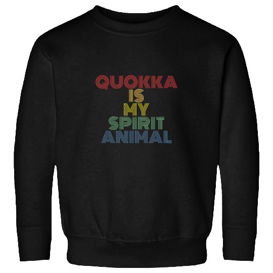 quokkas Is My Spirit Animal retro 70s vintage Sweatshirts