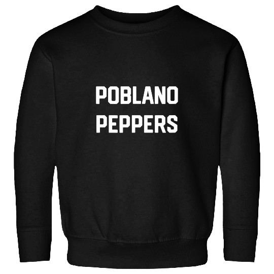 Lacrosse Gift Mexican Food Lovers Poblano peppers Sweatshirts