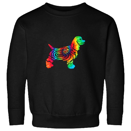 Cocker Spaniel Dog Tie Dye vintages Cocker Spaniel Lover Sweatshirts