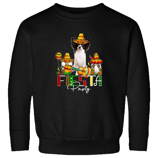 Fiesta Party Cinco De Mayo Mexican Papillon Sombrero Gnomes Sweatshirts