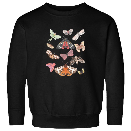 Moth Dark Academia Aesthetic Alt Clothing Goblincore Collage Sweatshirts