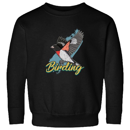 Grosbeak ornithology birdwatching biologist binocular birder 1 Sweatshirts