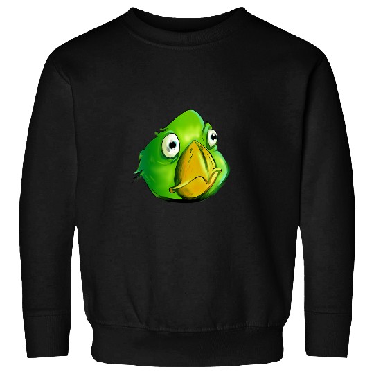 parrot green bird Sweatshirts