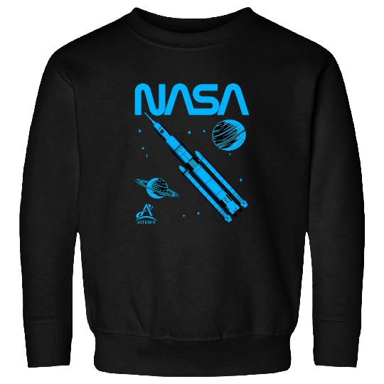 Lacrosse Gift NASA Artemis SLS Space Launch System Worm Logo 22 Sweatshirts