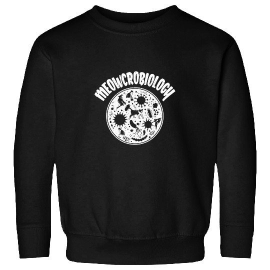 biology Animal Zoology motif with cat Biologist Cat Lover Sweatshirts