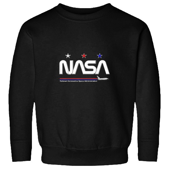 Lacrosse Gift NASA Space Shuttle Mission Worm Logo Sweatshirts