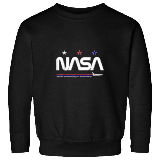 Lacrosse Gift NASA Space Shuttle Mission Worm Logo Sweatshirts