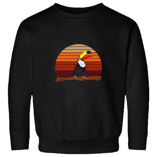 Tropical Bird Lover Rainforest Animal Lover Retro Toucan Sweatshirts