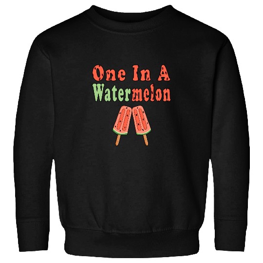 Lacrosse Gift One In A Watermelon Ice Cream Melon Funny Costume Sweatshirts