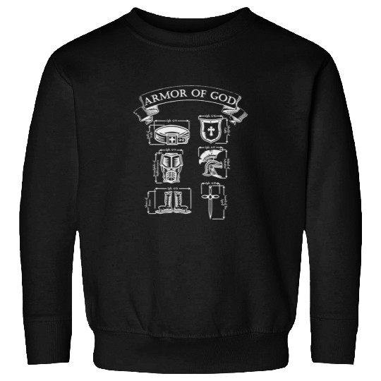 Christian Armor of God Christian Bible Verse Religious345 Christ Sweatshirts
