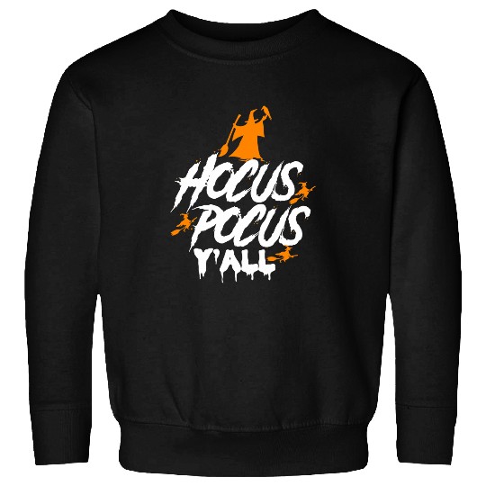 Hocus Pocus Yall Witch Halloween Witch Party Quote Sweatshirts
