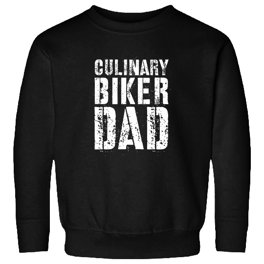 Mens Funny Dad Motorcycle Chef Cooking Culinary Gift Sweatshirts