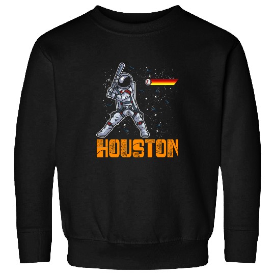 Houston Baseball a Space City Baseball and vintages Astronaut Sweatshirts