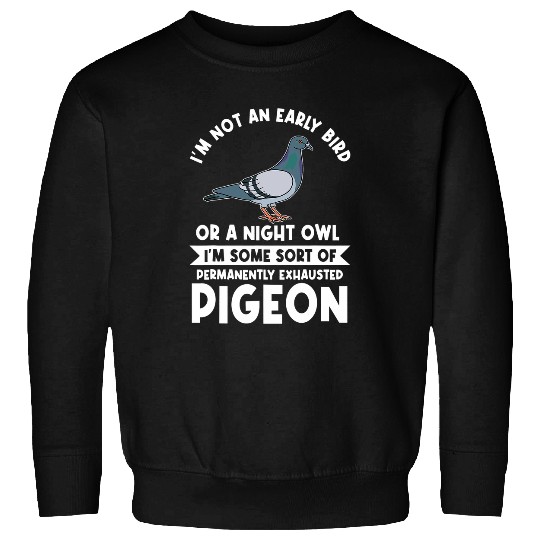 Pigeon Lovers Bird Caretakers Dove Owners Ornithology Sweatshirts