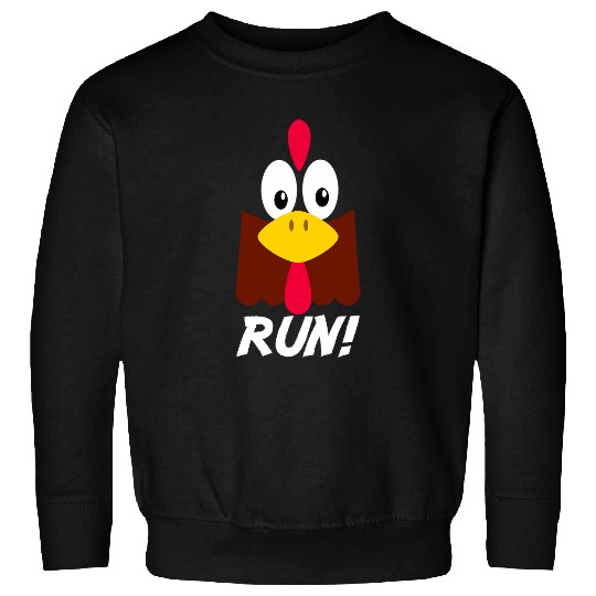 Turkey Costume Adult Running Face Turkey Sweatshirts