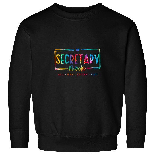 Tie Dye School Secretary Administrative Assistant Office 23 Sweatshirts