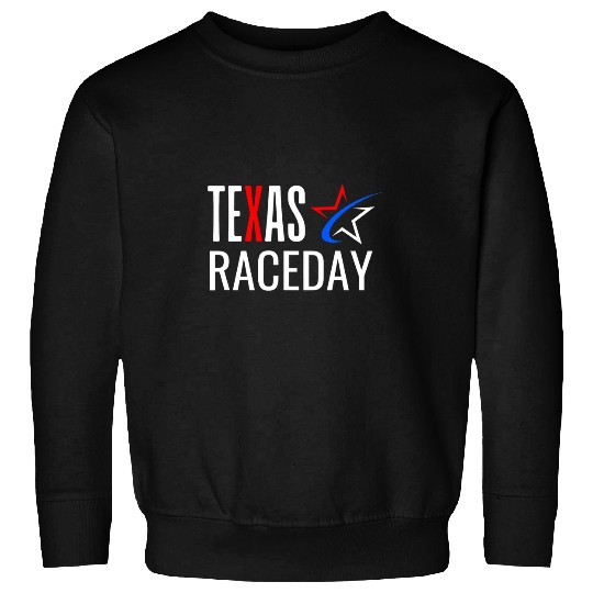 Texas Speedway Raceday Car Racing Racetrack Motor Sports Sweatshirts