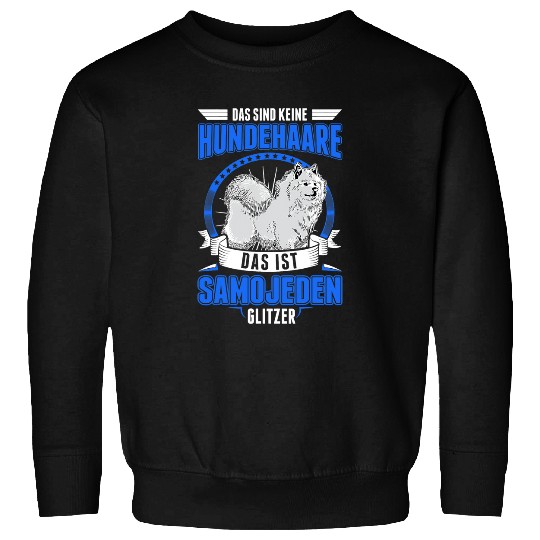 Dog Samoyed Glitter Samoyed Sleigh Dog Samoyed Sweatshirts