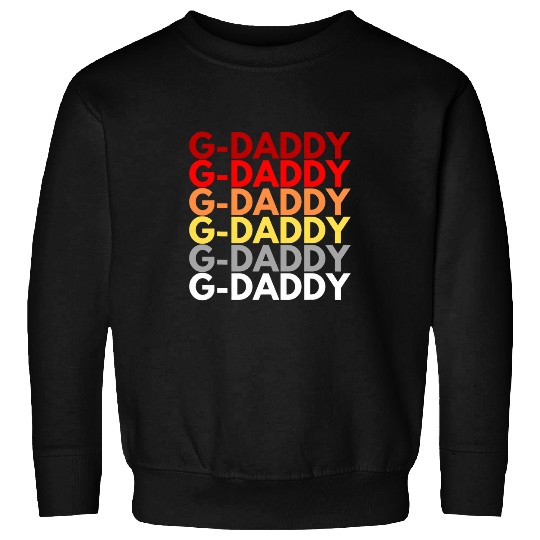 GDaddy Grandfather in English Colorful Name for GDaddy Sweatshirts