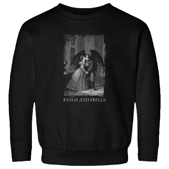 Gothic Aesthetic Vampire Dark Romantic Victorian Goth Art Sweatshirts