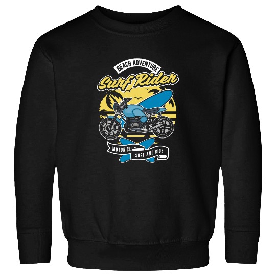 FUN SURFING   BEACH ADVENTURE SURF RIDER  BOARD 2BIKE Sweatshirts