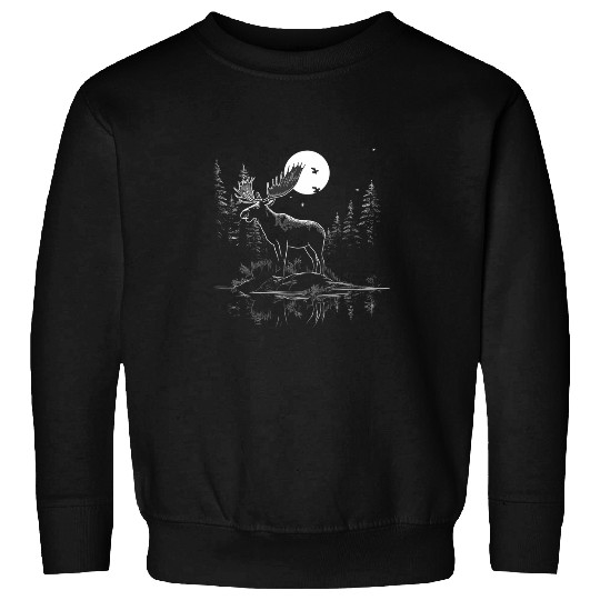 vintages Cottage Core Cute Moose Lover Cottagecore Aesthetic 22 Sweatshirts
