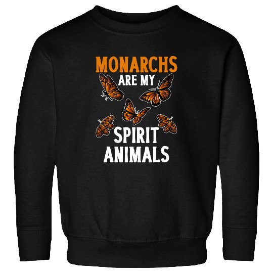 Monarch Butterfly Spirit Animal Insect Entomologist Sweatshirts