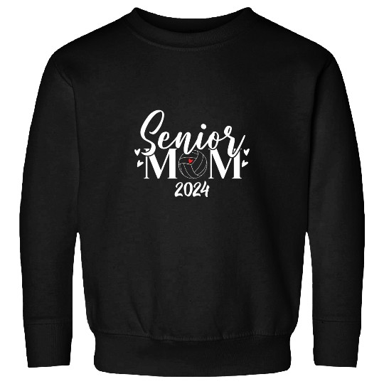 Senior Mom Class Of 2024 Volleyball Mom Graduation 10 Sweatshirts