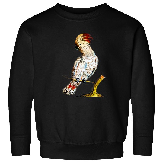 White Parrot with Punk Crest Sweatshirts