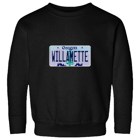 Willamette Valley Wines Country Lover Oregon OR License Plate Sweatshirts