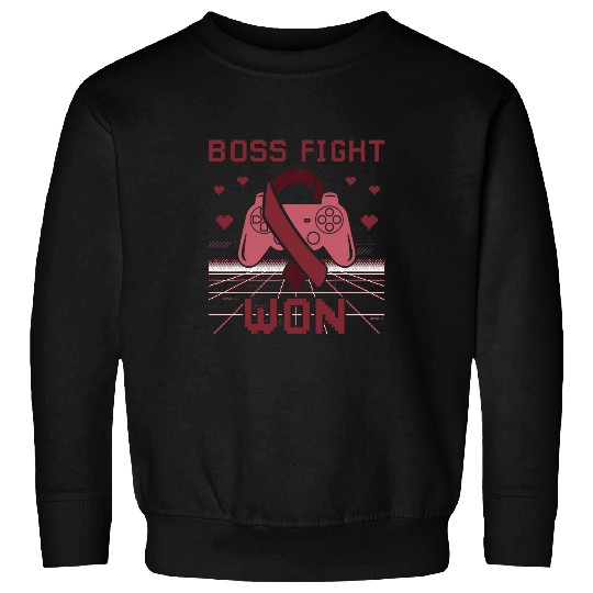 Multiple Myeloma Awareness Boss Fight Won Gamer Sweatshirts
