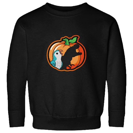 Pumpkin Parrot 2T Rexs Shadow I Blue Monk Parakeet Quaker Sweatshirts