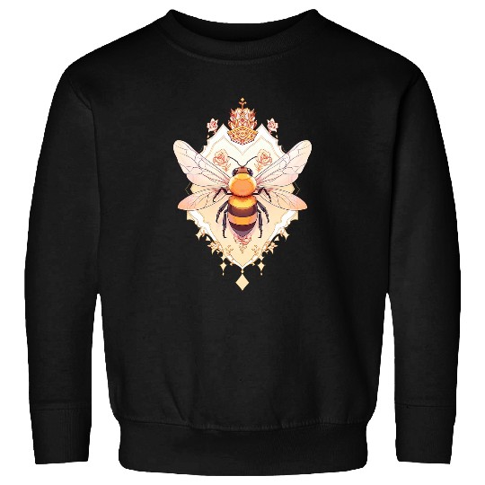 Queen bee and Honey Beekeeper Beekeeping Sweatshirts