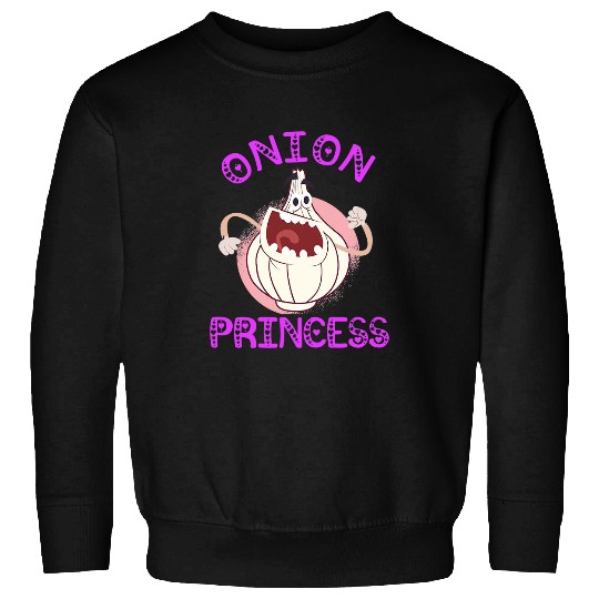 Onion Princess Culinary Chef Cook Cooking School Vegetable Sweatshirts