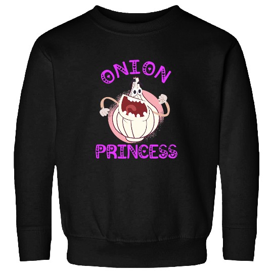 Onion Princess Culinary Chef Cook Cooking School Vegetable Sweatshirts