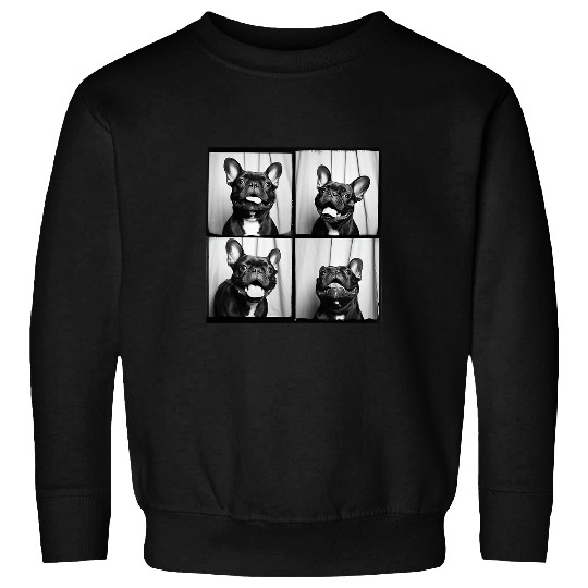 Frenchie Mama Cute French Bulldog Dog Mom Funny Womens Sweatshirts