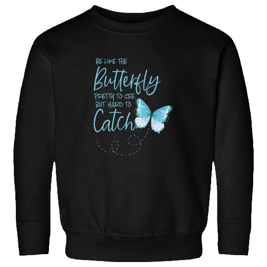 Womens Butterfly tee beautiful fashion graphic tee Sweatshirts