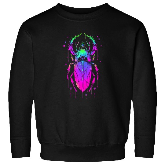 psychedelics Beetle 2Techno EDM Pastel Goth Vaporwave Witch 23 Sweatshirts