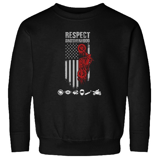 mens motorcycle s 2men dads fars day plus size flag Sweatshirts