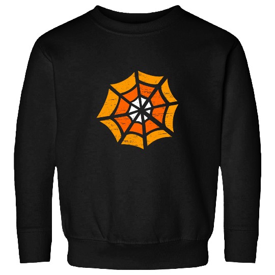 Web Spider Halloween Party Spooky Trick Or Treat Art Design Sweatshirts