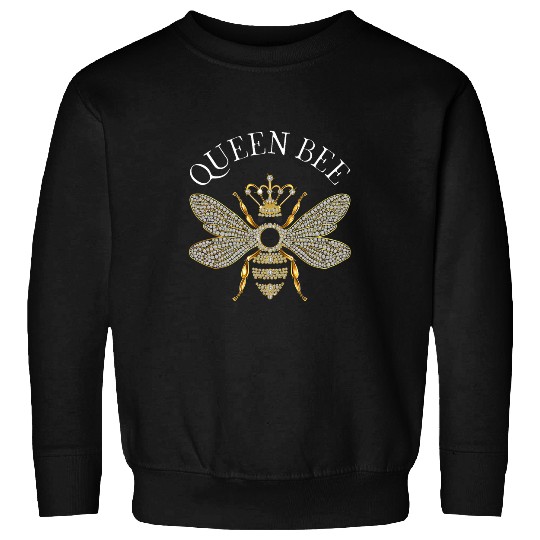 Queen Bee Jewelry Jewels Cute Beekeeping Beekeeper 3 Sweatshirts
