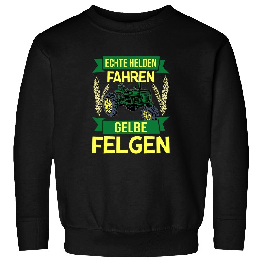 Real Heroes Driving Yellow Rims 2 Sweatshirts