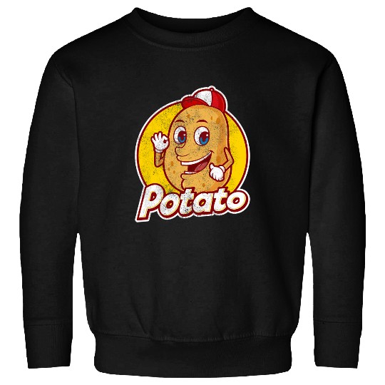 Potato Guy Potato Lover Vegetarian Vegan Potato Fanatic Sweatshirts